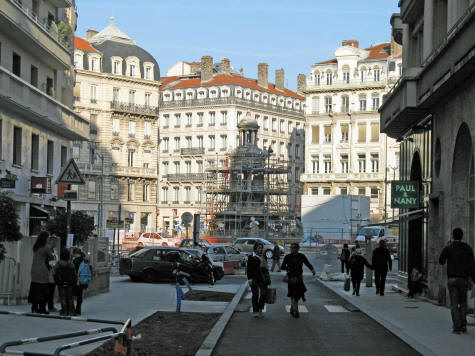 Jacobins Fountain in Lyon France
