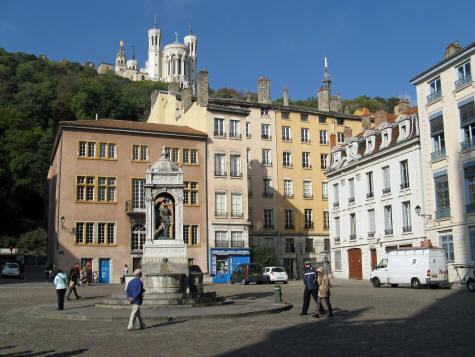 Place du Change in Lyon France