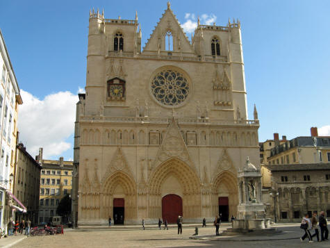 Saint Jean Cathedral in Lyon France